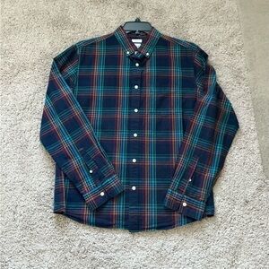 Men's Plaid Shirt - Multicolor Size L